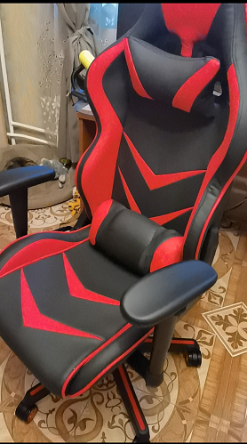 Компьютерное кресло Racer черное / оранжевое фото покупателя 174